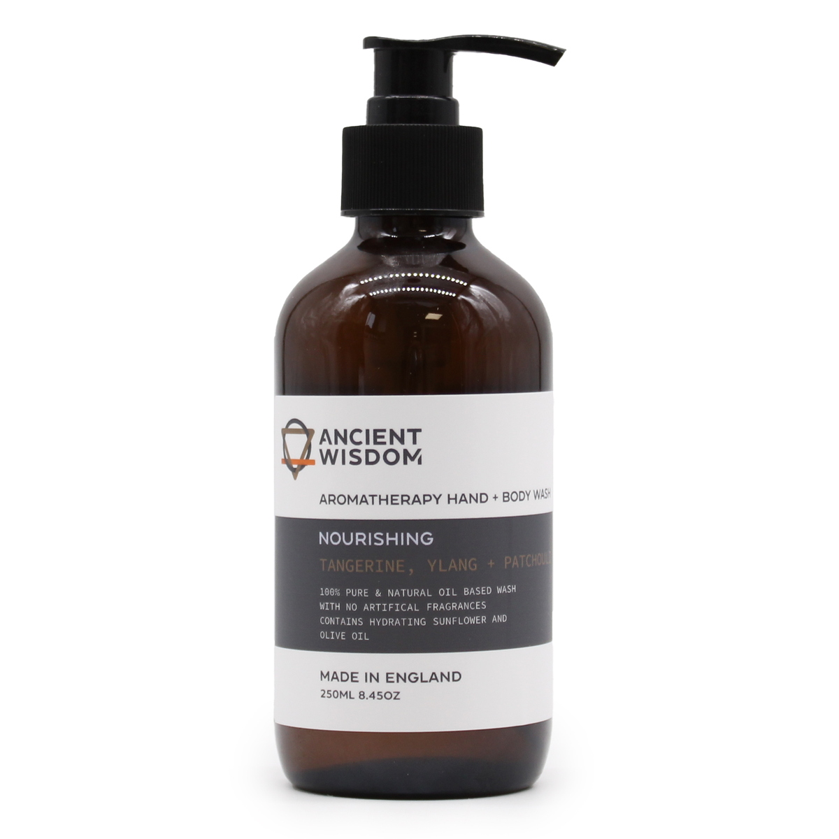 Tangerine, Ylang and Patchouli Hand and Body Wash, 250ml, product photo