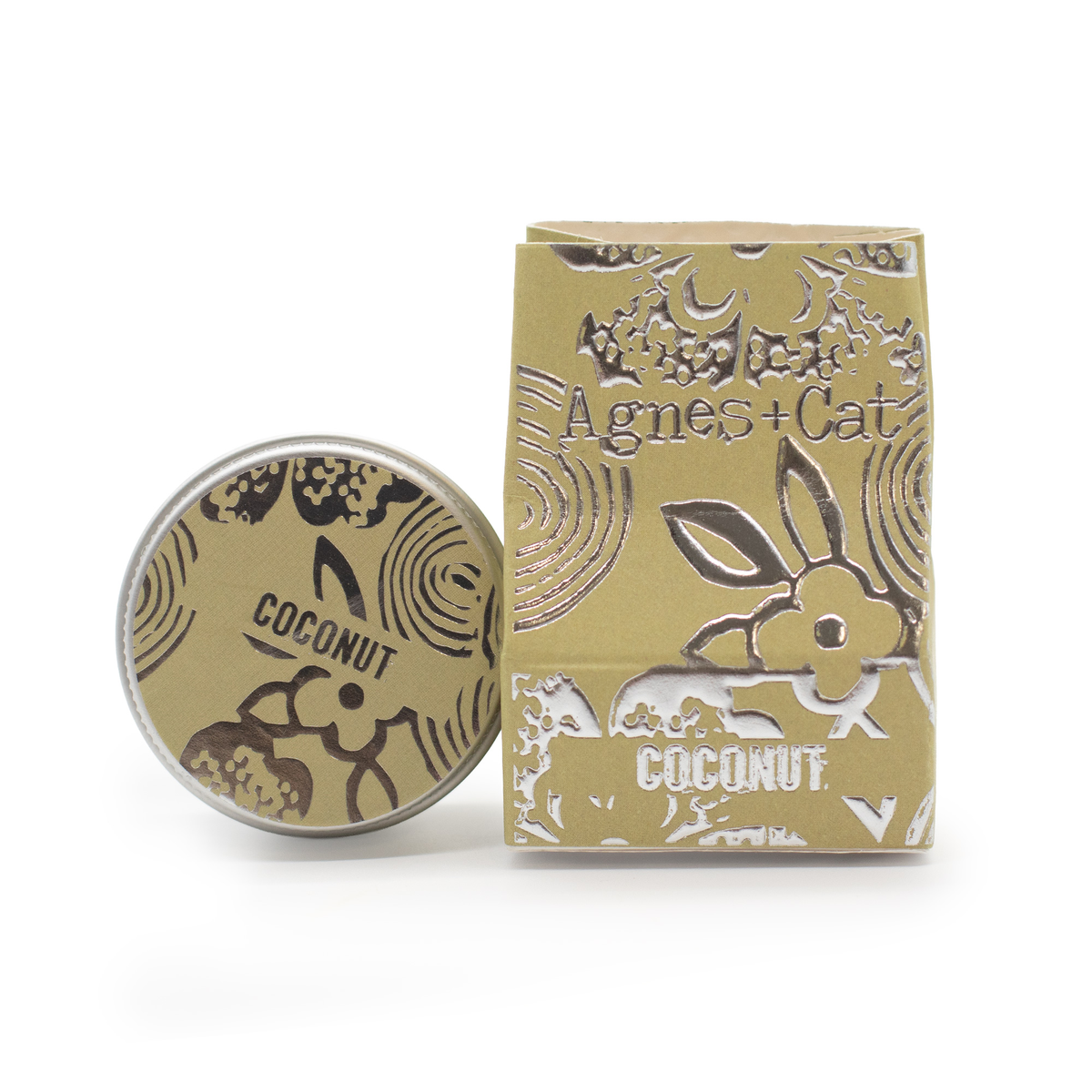Agnes + Cat Lip Balm, Coconut, 12g, product photo