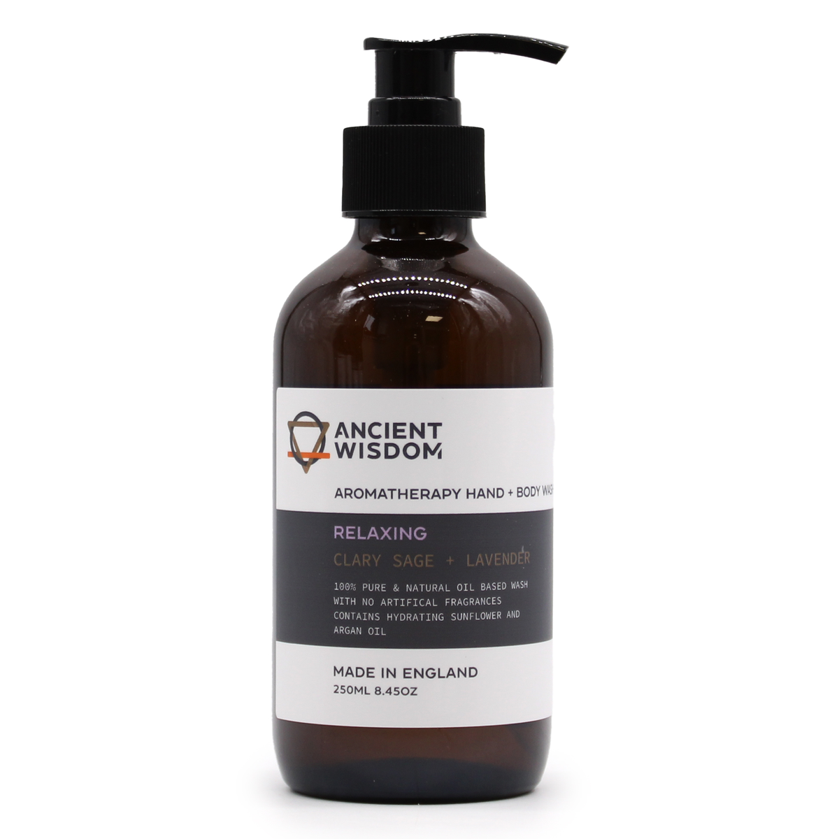 Clary Sage and Lavender Hand and Body Wash, 250ml, product photo