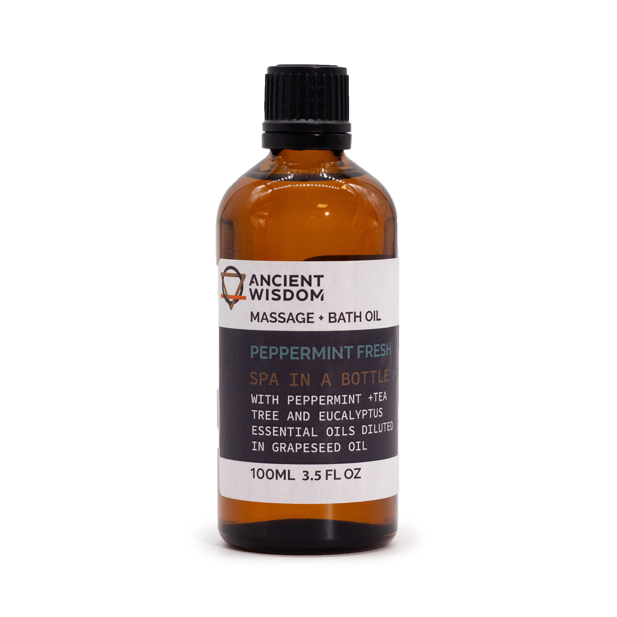 Peppermint and Tea Tree Massage Oil, 100ml, product photo