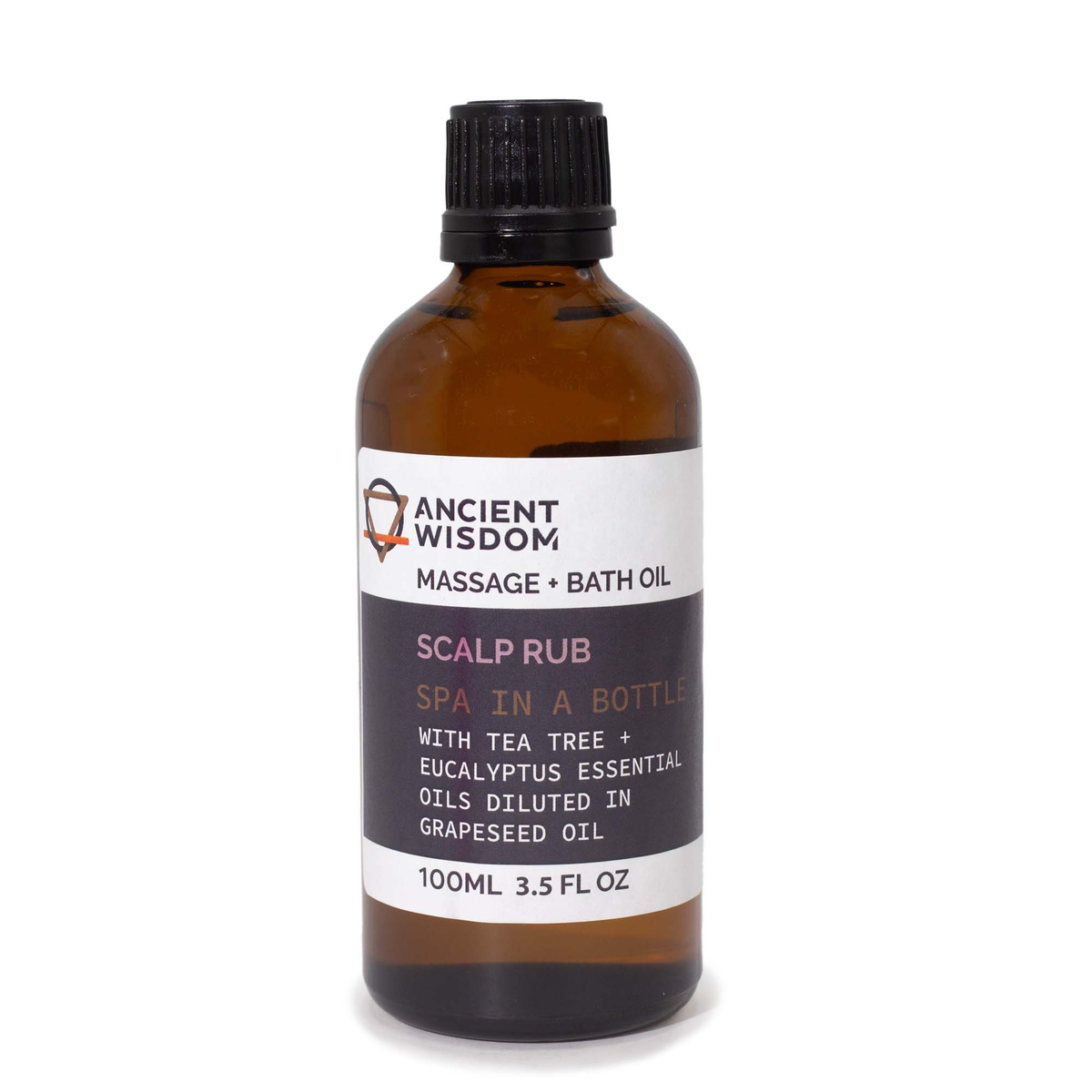 Scalp Massage Oil with Tea Tree and Eucalyptus, 100ml, product photo