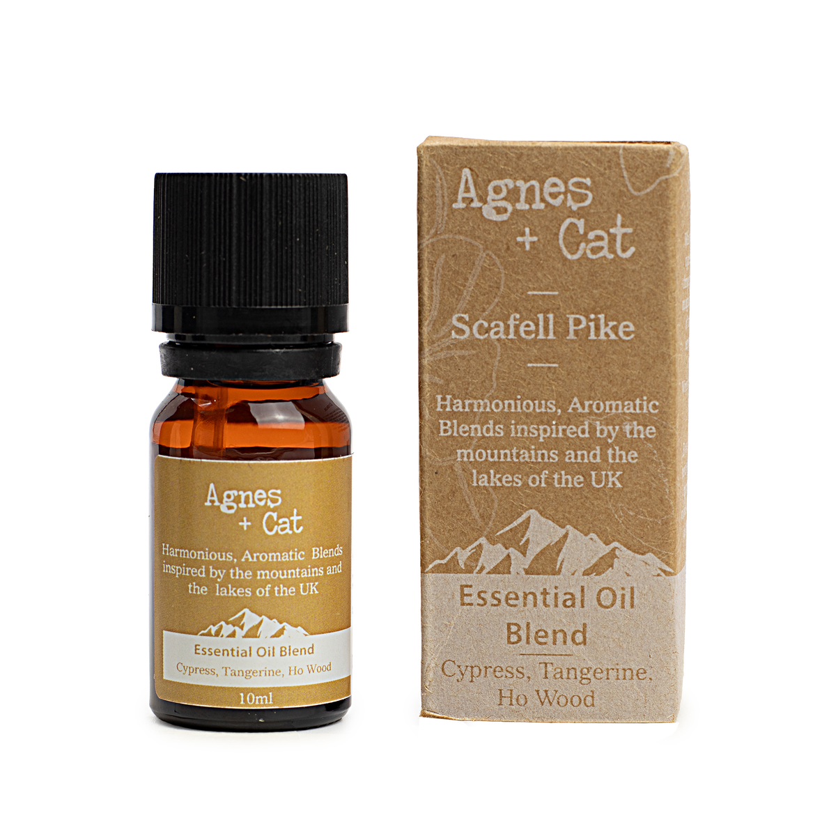 Agnes + Cat Scafell Pike Essential Oil Blend, Cypress, Tangerine and Ho Wood, 10ml, product photo