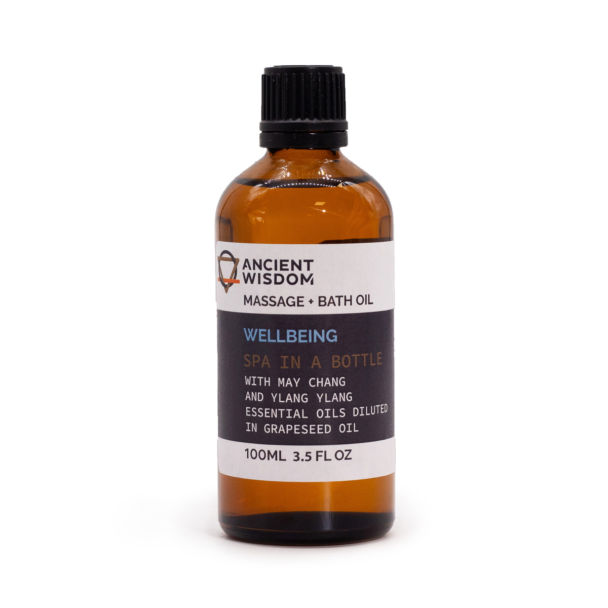 May Chang and Ylang Ylang Massage Oil, 100ml, product photo