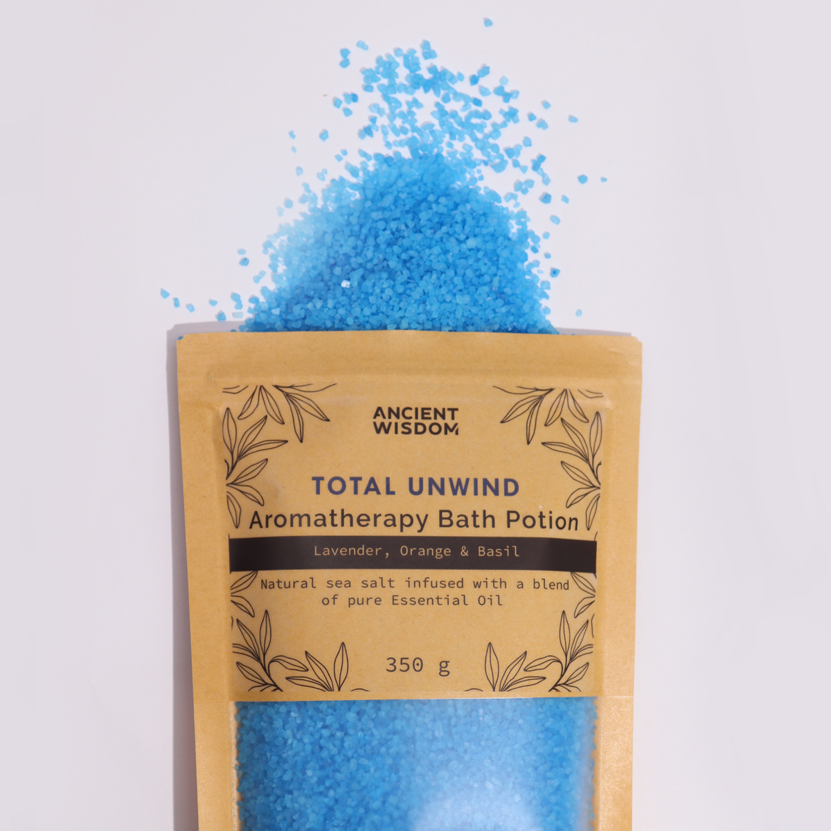 Bath Salts with Lavender, Orange and Basil, 350g, product photo