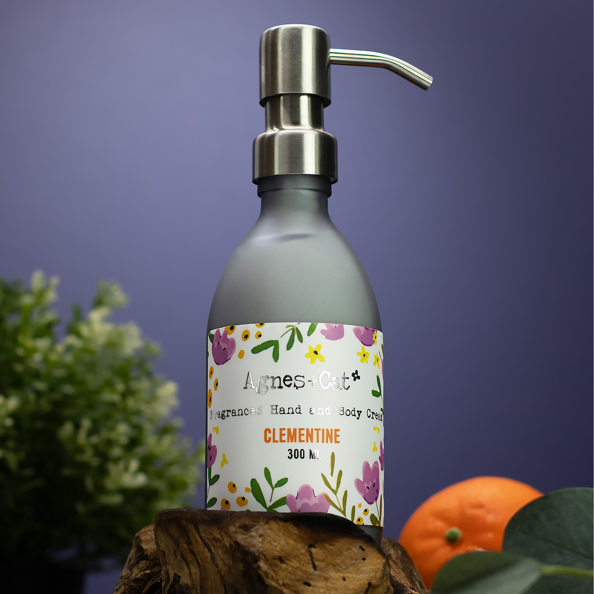 Agnes + Cat Hand and Body Cream, Clementine, 300ml, product photo