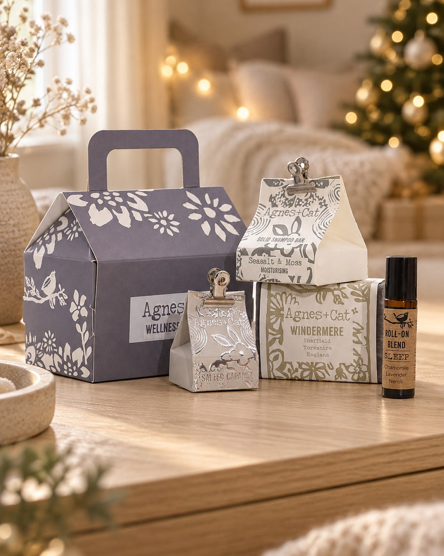 Agnes + Cat Wellness Gift Set - Lake Breeze styled at home