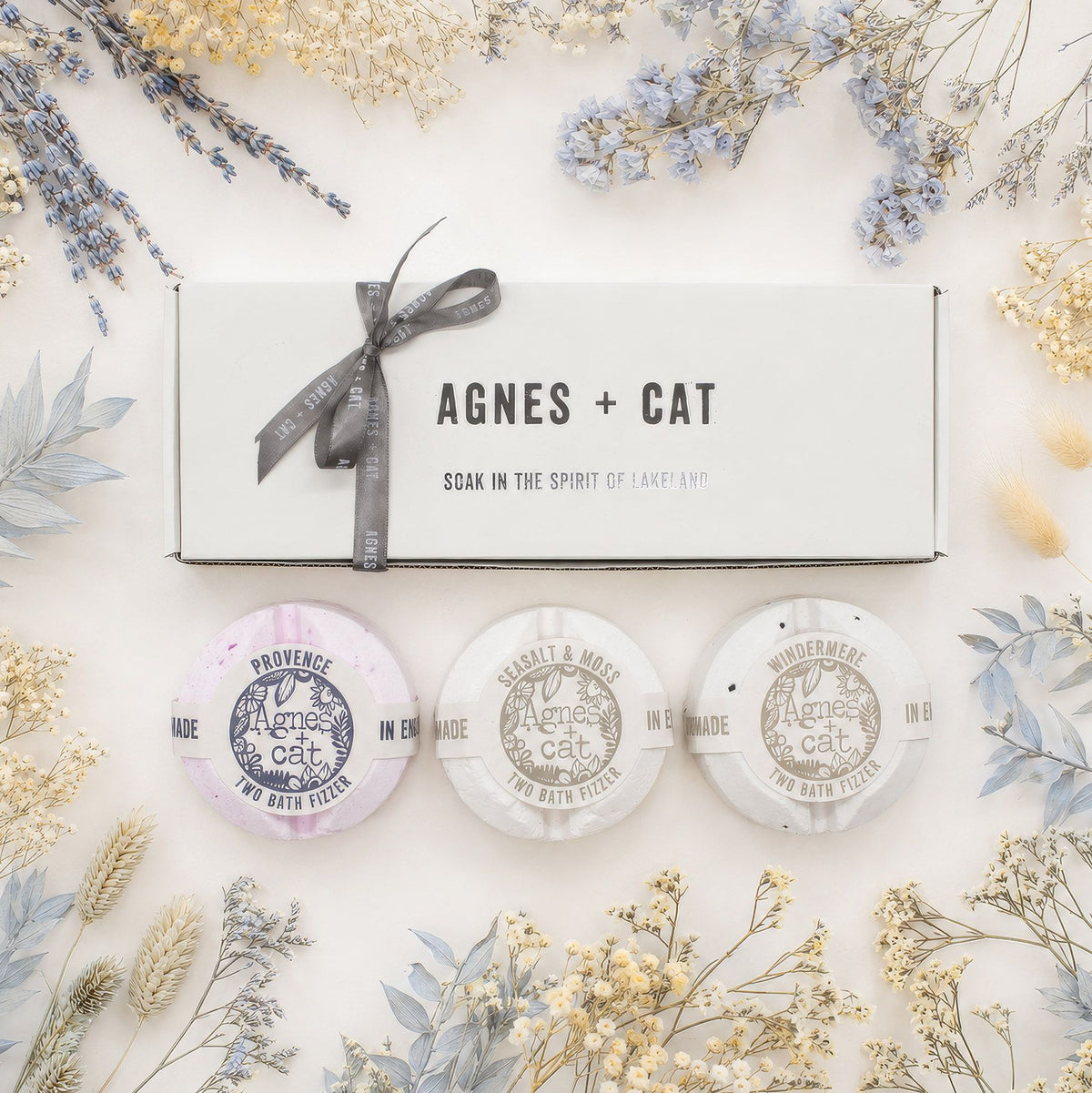 Agnes + Cat Signature Fragrance Bath Fizzer Gift Set, 660g