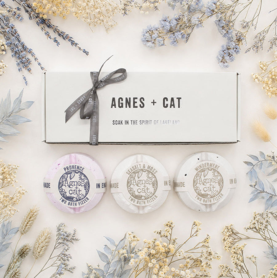 Agnes + Cat Signature Fragrance Bath Fizzer Gift Set, 660g