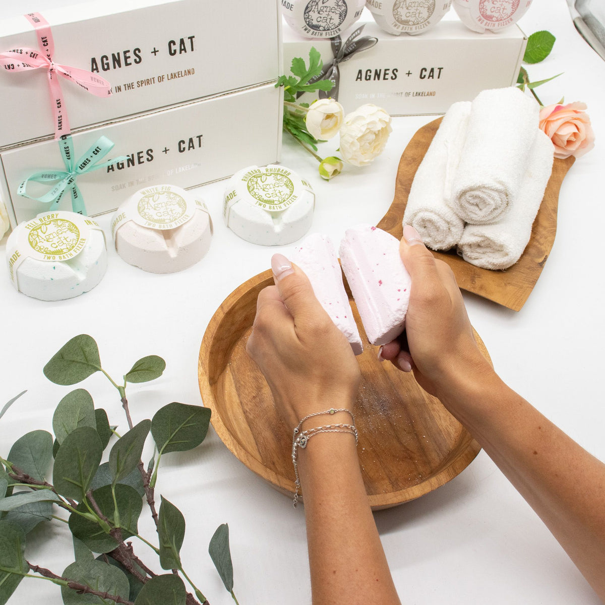 Agnes + Cat Signature Fragrance Bath Fizzer Gift Set, 660g